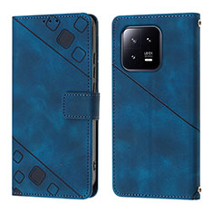 Handytasche Stand Schutzhülle Flip Leder Hülle YB1 für Xiaomi Mi 13 Pro 5G Blau