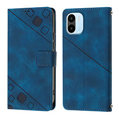 Handytasche Stand Schutzhülle Flip Leder Hülle YB1 für Xiaomi Poco C50 Blau
