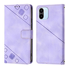 Handytasche Stand Schutzhülle Flip Leder Hülle YB1 für Xiaomi Poco C50 Violett