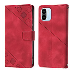 Handytasche Stand Schutzhülle Flip Leder Hülle YB1 für Xiaomi Redmi A2 Rot
