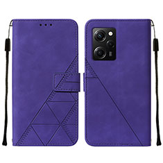 Handytasche Stand Schutzhülle Flip Leder Hülle YB2 für Xiaomi Poco X5 Pro 5G Violett