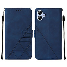 Handytasche Stand Schutzhülle Flip Leder Hülle YB3 für Samsung Galaxy A04E Blau