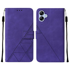 Handytasche Stand Schutzhülle Flip Leder Hülle YB3 für Samsung Galaxy A04E Violett