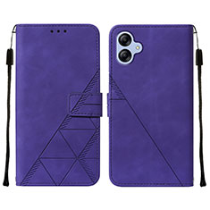 Handytasche Stand Schutzhülle Flip Leder Hülle YB3 für Samsung Galaxy M04 Violett