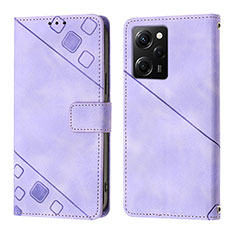 Handytasche Stand Schutzhülle Flip Leder Hülle YB3 für Xiaomi Poco X5 Pro 5G Violett