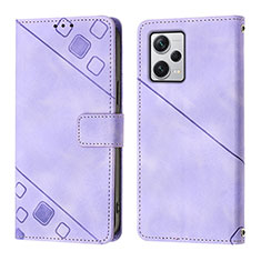 Handytasche Stand Schutzhülle Flip Leder Hülle YB3 für Xiaomi Redmi Note 12 Explorer Violett