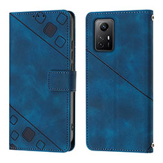 Handytasche Stand Schutzhülle Flip Leder Hülle YB3 für Xiaomi Redmi Note 12S Blau