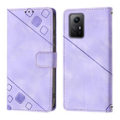 Handytasche Stand Schutzhülle Flip Leder Hülle YB3 für Xiaomi Redmi Note 12S Violett