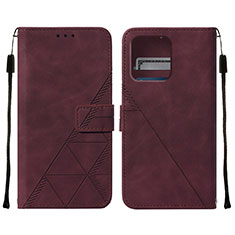 Handytasche Stand Schutzhülle Flip Leder Hülle YB4 für Motorola Moto Edge Plus (2023) 5G Rot