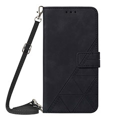 Handytasche Stand Schutzhülle Flip Leder Hülle YB4 für Samsung Galaxy M04 Schwarz