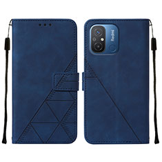 Handytasche Stand Schutzhülle Flip Leder Hülle YB4 für Xiaomi Poco C55 Blau