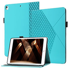Handytasche Stand Schutzhülle Flip Leder Hülle YX1 für Apple iPad 10.2 (2019) Hellblau