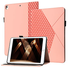 Handytasche Stand Schutzhülle Flip Leder Hülle YX1 für Apple iPad 10.2 (2021) Rosegold