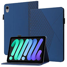 Handytasche Stand Schutzhülle Flip Leder Hülle YX1 für Apple iPad Mini 6 Blau