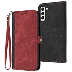 Handytasche Stand Schutzhülle Flip Leder Hülle YX1 für Samsung Galaxy S21 FE 5G Rot