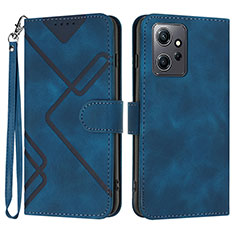 Handytasche Stand Schutzhülle Flip Leder Hülle YX1 für Xiaomi Redmi Note 12 4G Blau