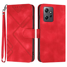 Handytasche Stand Schutzhülle Flip Leder Hülle YX1 für Xiaomi Redmi Note 12 4G Rot