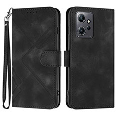 Handytasche Stand Schutzhülle Flip Leder Hülle YX1 für Xiaomi Redmi Note 12 4G Schwarz