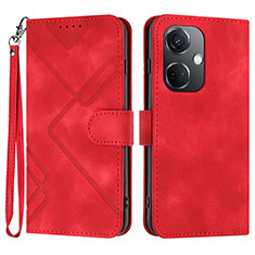 Handytasche Stand Schutzhülle Flip Leder Hülle YX2 für Oppo K11 5G Rot