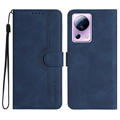 Handytasche Stand Schutzhülle Flip Leder Hülle YX2 für Xiaomi Civi 2 5G Blau