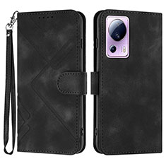 Handytasche Stand Schutzhülle Flip Leder Hülle YX3 für Xiaomi Mi 12 Lite NE 5G Schwarz