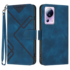 Handytasche Stand Schutzhülle Flip Leder Hülle YX3 für Xiaomi Mi 13 Lite 5G Blau