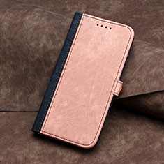Handytasche Stand Schutzhülle Flip Leder Hülle YX5 für Samsung Galaxy S23 5G Rosegold