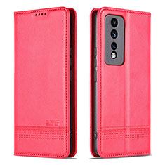 Handytasche Stand Schutzhülle Flip Leder Hülle YZ1 für Huawei Honor 80 GT 5G Pink