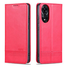 Handytasche Stand Schutzhülle Flip Leder Hülle YZ1 für Oppo A78 4G Pink