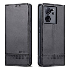 Handytasche Stand Schutzhülle Flip Leder Hülle YZ1 für Xiaomi Mi 13T Pro 5G Schwarz