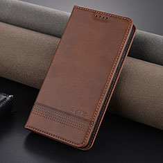 Handytasche Stand Schutzhülle Flip Leder Hülle YZ2 für Xiaomi Mi 14 5G Braun