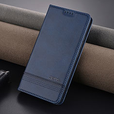 Handytasche Stand Schutzhülle Flip Leder Hülle YZ2 für Xiaomi Mi 14 Pro 5G Blau