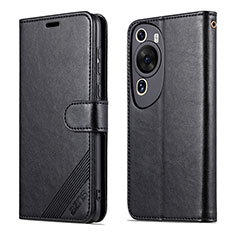 Handytasche Stand Schutzhülle Flip Leder Hülle YZ3 für Huawei P60 Art Schwarz