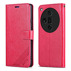 Handytasche Stand Schutzhülle Flip Leder Hülle YZ3 für Oppo Find X7 Ultra 5G Pink