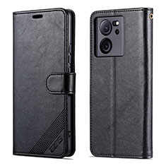 Handytasche Stand Schutzhülle Flip Leder Hülle YZ3 für Xiaomi Mi 13T Pro 5G Schwarz