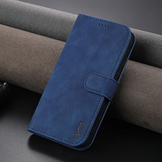 Handytasche Stand Schutzhülle Flip Leder Hülle YZ5 für Apple iPhone 16 Pro Max Blau