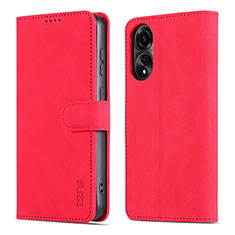 Handytasche Stand Schutzhülle Flip Leder Hülle YZ5 für Oppo A78 4G Pink