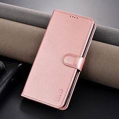 Handytasche Stand Schutzhülle Flip Leder Hülle YZ5 für Xiaomi Redmi Note 13 Pro+ Plus 5G Rosegold