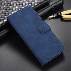 Handytasche Stand Schutzhülle Flip Leder Hülle YZ6 für Oppo A58 5G Blau