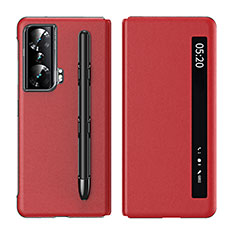 Handytasche Stand Schutzhülle Flip Leder Hülle ZL1 für Huawei Honor Magic Vs 5G Rot