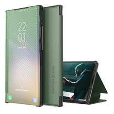 Handytasche Stand Schutzhülle Flip Leder Hülle ZL1 für Samsung Galaxy A32 4G Grün