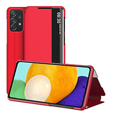 Handytasche Stand Schutzhülle Flip Leder Hülle ZL1 für Samsung Galaxy A52s 5G Rot