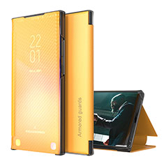 Handytasche Stand Schutzhülle Flip Leder Hülle ZL1 für Samsung Galaxy S20 Plus Gelb