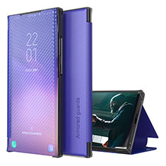 Handytasche Stand Schutzhülle Flip Leder Hülle ZL1 für Samsung Galaxy S20 Plus Violett