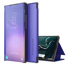 Handytasche Stand Schutzhülle Flip Leder Hülle ZL1 für Samsung Galaxy S22 5G Violett