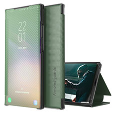 Handytasche Stand Schutzhülle Flip Leder Hülle ZL1 für Samsung Galaxy S22 Plus 5G Grün