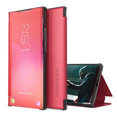 Handytasche Stand Schutzhülle Flip Leder Hülle ZL1 für Samsung Galaxy S23 5G Rot