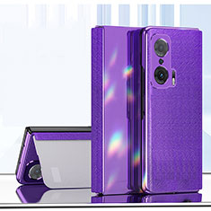 Handytasche Stand Schutzhülle Flip Leder Hülle ZL2 für Huawei Honor Magic V 5G Violett