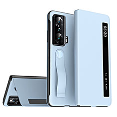 Handytasche Stand Schutzhülle Flip Leder Hülle ZL2 für Huawei Honor Magic Vs Ultimate 5G Hellblau