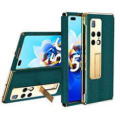 Handytasche Stand Schutzhülle Flip Leder Hülle ZL2 für Huawei Mate X2 Grün